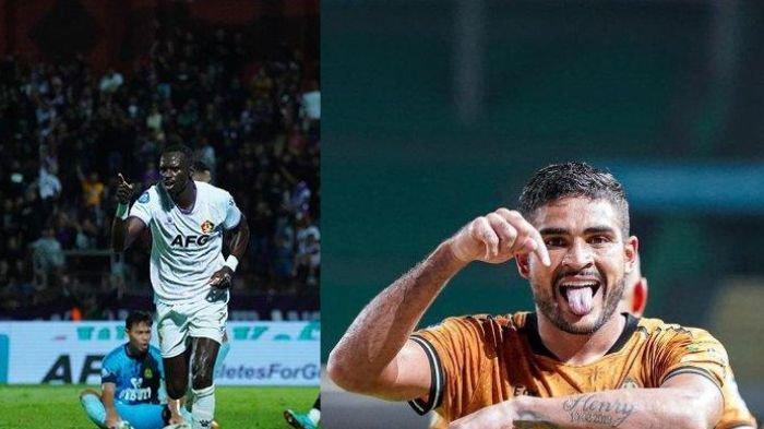 Kolase foto Flavio Silva dan Junior Brandao