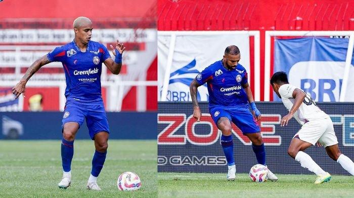 Kolase foto William Moreira Da Silva Moreira dan Dalberto, dua pemain yang berpotensi jadi momok Persebaya Surabaya