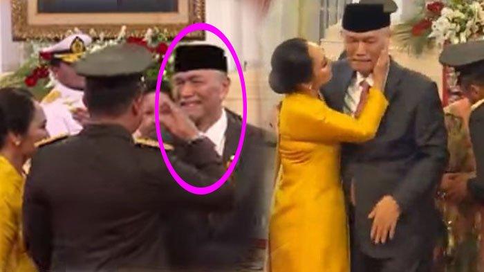 Luhut Binsar Pandjaitan menangis di acara pelantikan sang menantu Jenderal Maruli Simanjuntak sebagai KSAD.