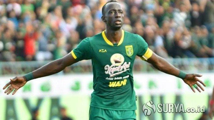 Makan Konate saat masih memperkuat Persebaya Surabaya