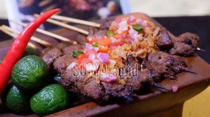 Menu sate tuna asap