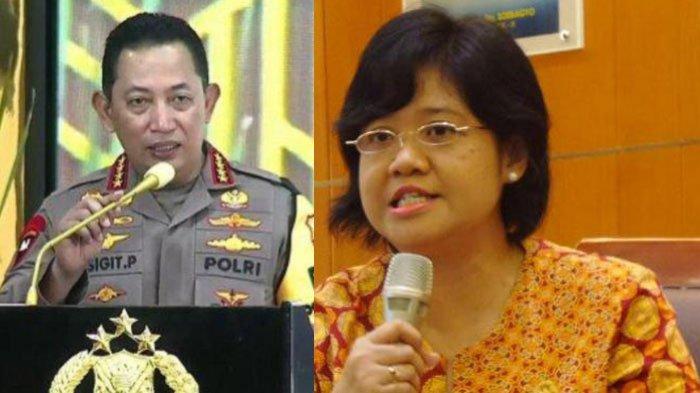 Kapolri Jenderal Listyo Sigit Prabowo dan Kompolnas Poengky Indarti. Mereka penasaran Siapa Kapolda Mau Bersaksi untuk Ganjar-Mahfud di Sidang MK.
