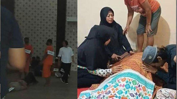 Jasad Santri Banyuwangi yang tewas dianiaya di Kediri (kiri). Luka sundutan rokok jadi misteri.