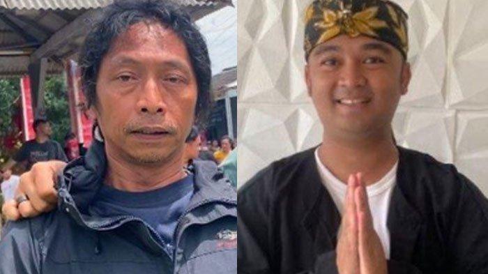 Nanang Gimbal (kiri), tersangka pembunuh Sandy Permana aktor sinetron 'Mak Lampir'.