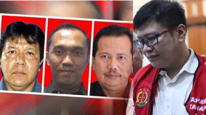 Tiga hakim Pengadilan Negeri (PN) Surabaya yang ditangkap Kejagung (kiri) atas pemberian vonis bebas terhadap Ronald Tannur (kanan)
