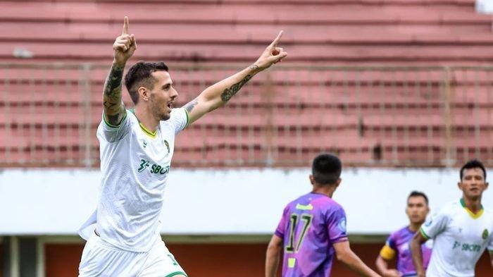 Nikola Kovacevic saat memperkuat Persikabo 1973 di Liga 1 2023/2024