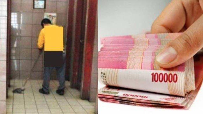 Dosen Nekat Jadi Petugas Kebersihan (kiri). Pantas saja tergiur, gajinya beda enam kali lipat.