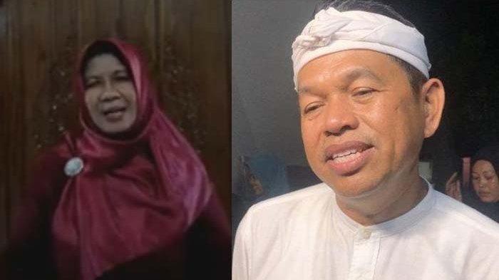 KEPSEK DICOPOT - Siti Faizah, Kepsek SMAN 6 Depok (kiri) dan Dedi Mulyadi (kanan). Siti masih ke sekolah meski sudah dicopot.