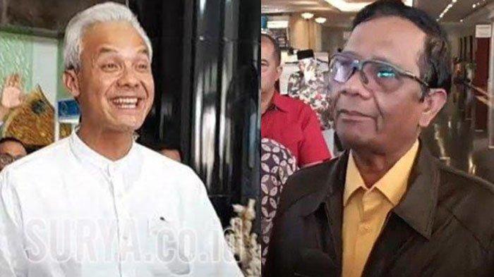 Pasangan Capres dan Cawapres PDIP Ganjar Pranowo-Mahfud MD