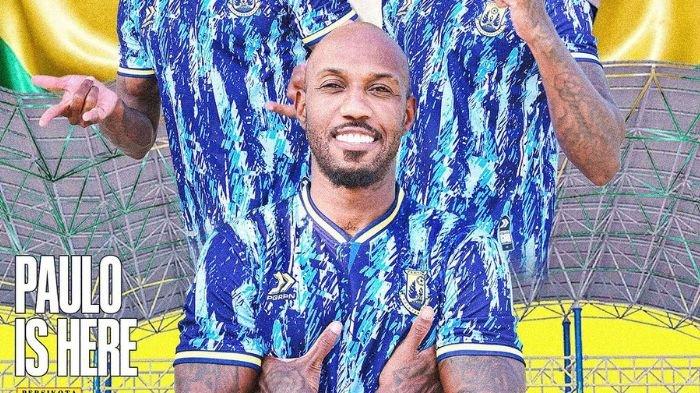 Eks Striker Persebaya Surabaya, Paulo Henrique diperkenalkan sebagai rekrutan anyar Persikota Tangerang FC