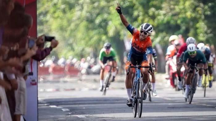 M Andy Royan saat mengikuti salah satu kejuaraan balap sepeda.