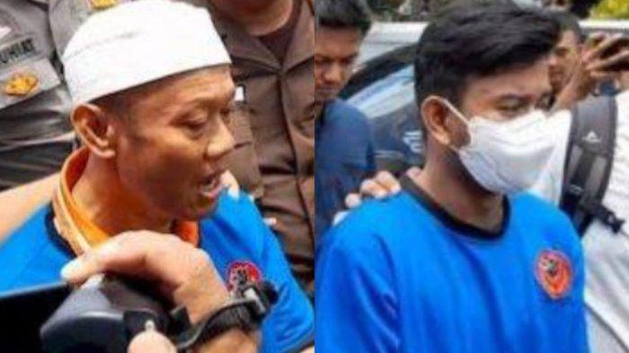 Penampakan Danu dan Yosef saat tiba di Kejari Subang untuk persidangan kasus pembunuhan Subang.