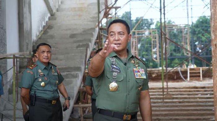 Jenderal Andika Perkasa saat menjabat Panglima TNI. Ini sederet peninggalan mewahnya.