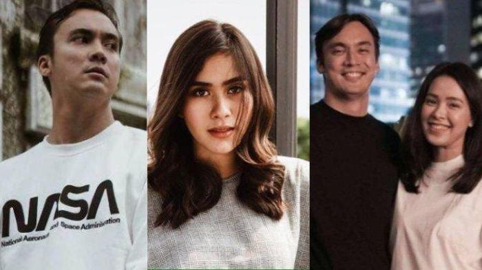 Rumah tangga Rendy Kjaernett dan Lady Nayoan (kanan) diterpa isu adanya orang ketiga, yakni Syahnaz (tengah)