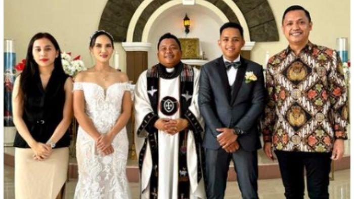 Pemberkatan pernikahan Richard Eliezer dan Ling Ling