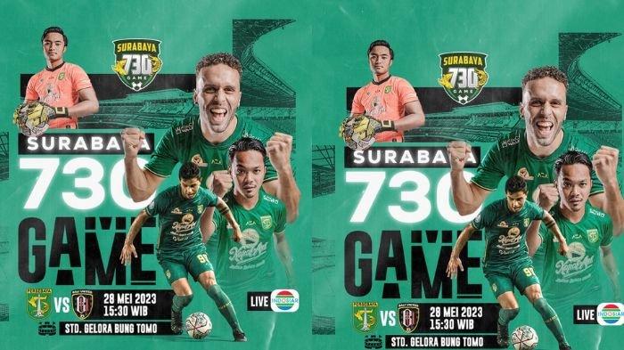 Jadwal pertandingan Bali United vs Persebaya Surabaya di BRI Super League