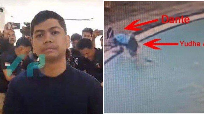 Kekasih Tamara Tyasmara dan rekaman CCTV saat Dante ditenggelamkan. Petugas Kolam Renang Disorot Soal Kematian Anak Tamara Tyasmara.