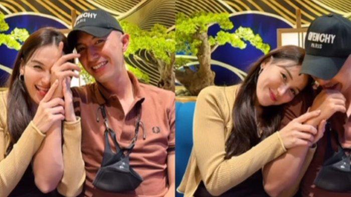 Kemesraan Ayu Ting Ting dan Muhammad Fardhana setelah lamaran.