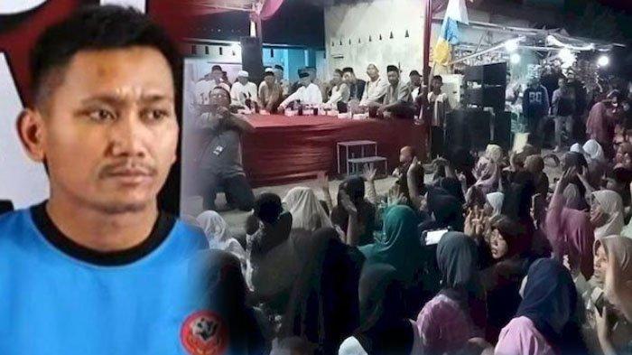 Ratusan warga berdoa minta Pegi Setiawan dibebaskan dari kasus Vina Cirebon.