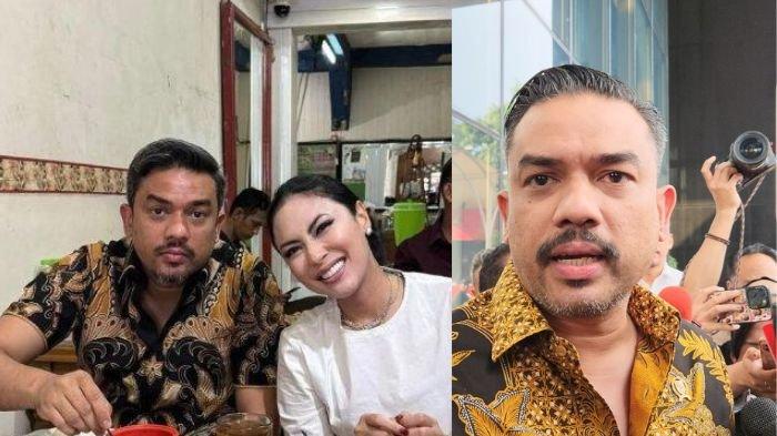 FASILITAS -  (kiri) Menteri UMKM, Maman Abdurrahman, dan istrinya, Agustina Hastarini
(kanan) Maman Abdurrahman, mendatangi Komisi Pemberantasan Korupsi (KPK) di Gedung Merah Putih, Jakarta, Jumat (4/7/2025)