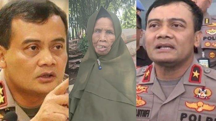 Kapolda Jateng Irjen Ahmad Luthfi (kanan kiri) yang bantu renovasi rumah Mbah Sombret (tengah)