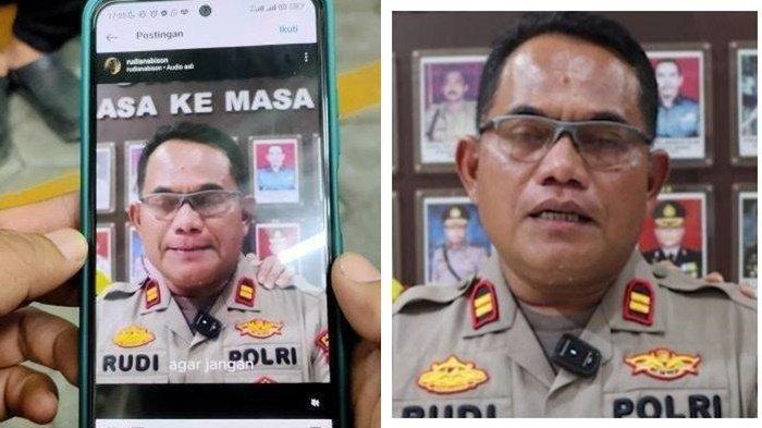 Koalse foto Iptu Rudiana. Begini Respon Santai Iptu Rudiana Soal Putusan PK Terpidana Kasus Vina Cirebon.