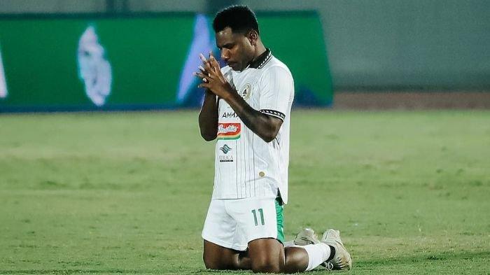 Ricky Cawor saat memperkuat PSS Sleman di Liga 1 2023/2024