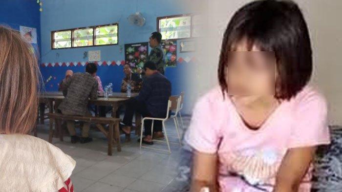 SA, bocah 8 tahun asal Gresik yang butasetelah dicolok tusuk bakso oleh teman sekolahnya.