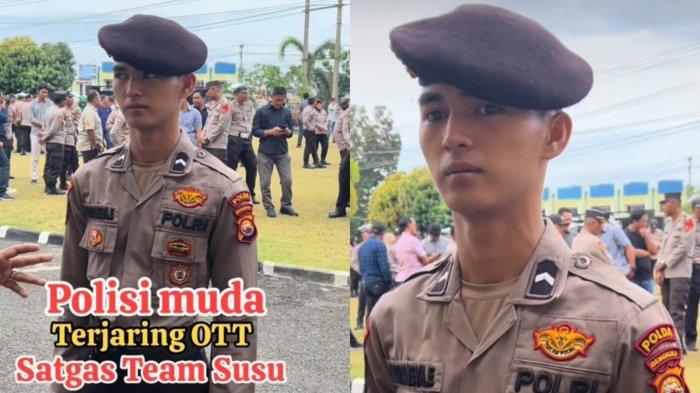 SOSOK Polisi Muda yang Viral karena Terlalu Kurus, Ditegur Komandan