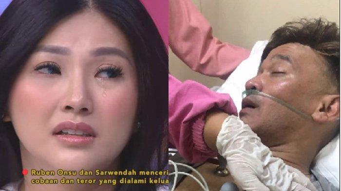 Sarwendah dan Ruben Onsu. Sempat Tak Dikabari Ruben Onsu Masuk Rumah Sakit, Sarwendah Buru-buru Jenguk dan Ungkap Kondisinya.