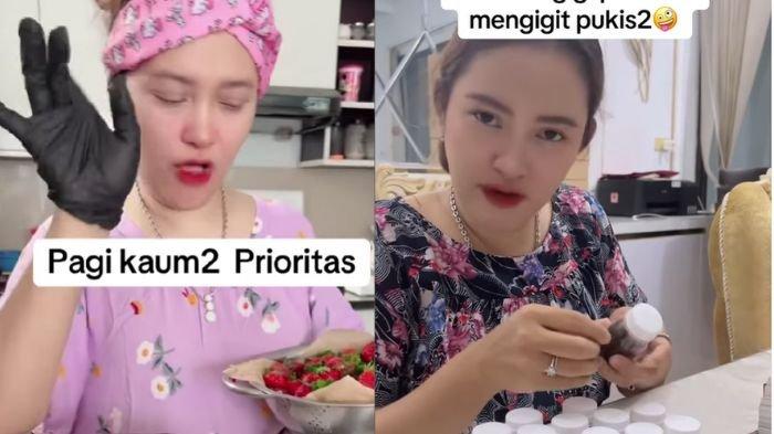 EKS KARYAWAN BUMN - Tangkap layar Weni memamerkan bisnisnya setelah dipecat dari BUMN imbas hina tenaga honorer pengguna BPJS