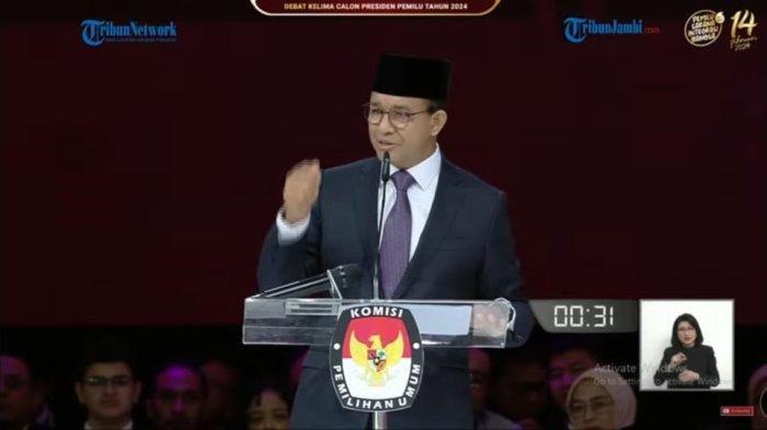 Anies Baswedan. Inilah Sikap Beda Anies Baswedan ke Prabowo Subianto di Debat Capres Terakhir.