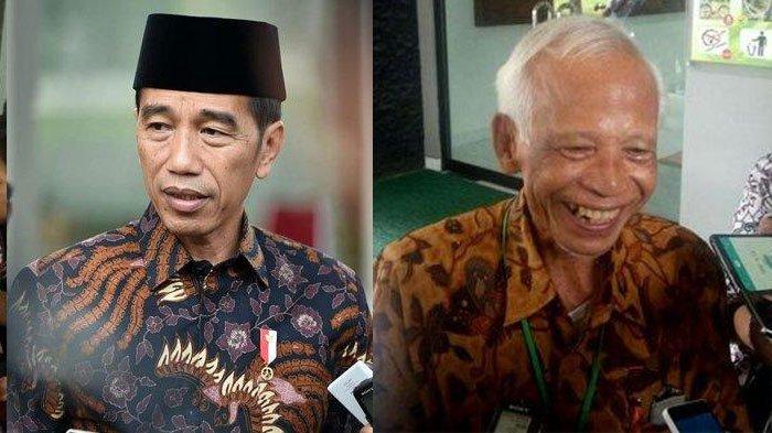 IJAZAH PALSU - (kanan) Ir Kasmojo, pembimbing skripsi Jokowi saat di UGM yang kini digugat di PN Sleman. Imbas kasus dugaan ijazah palsu.