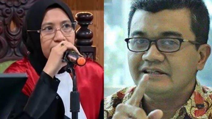Hakim Rizqa Yunia dan Reza Indragiri. Reza Soroti Make Up Rizqa Yunia Hakim Sidang PK Terpidana Kasus Vina.