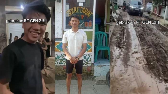 KETUA RT TERMUDA - Sahdan Arya Maulana (19), Ketua RT di Rawa Badak Selatan, Jakarta