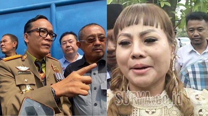 TAHAN IJAZAH - Wakil Menteri Tenaga Kerja (Wamenaker) Noel bersama Wakil Walikota Surabaya, Armuji, sidak gudang UD Sentosa Seal di Margomulyo Permai, Kamis (16/4/2025). Jan Hwa Diana, pengusaha di Margomulyo, Surabaya, akan mencabut laporan terhadap Wakil Wali Kota Surabaya Armuji di Polda Jatim (kanan)