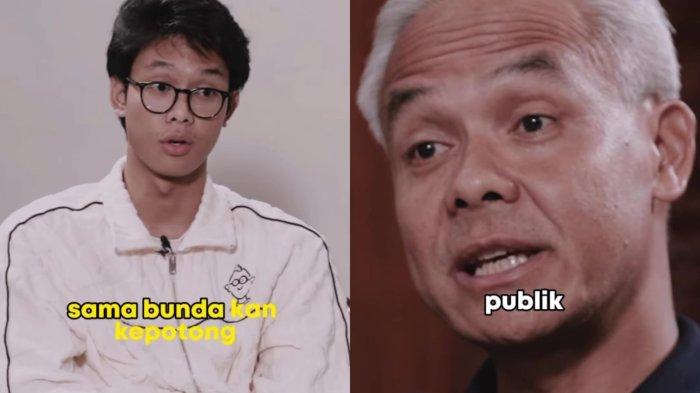 Putra Ganjar Pranowo nangis di hadapan sang ayah hingga videonya viral.
