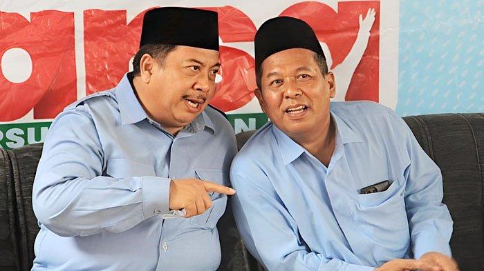 Warsubi dan Gus Salman saat berkampanye.