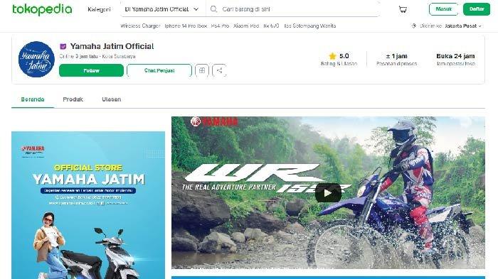 Yamaha Jatim Official di Tokopedia
