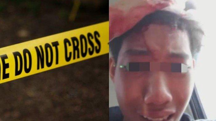 Hakim di Kendari bacok anaknya hingga berdarah-darah. Video korban viral di media sosial.