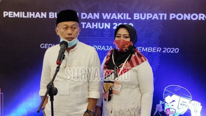 Paslon Bupati Ponorogo Sugiri Sancoko-Lisdyarita.