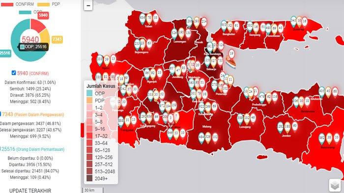 Update Virus Corona Di Surabaya Dan Jatim 8 Juni 2020 Sembuh Capai 766