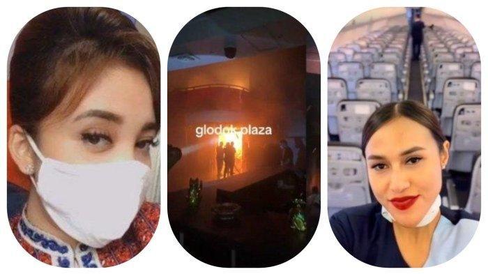 Indira Seviana dan Oshima pramugari yang diduga jadi korban kebakaran Glodok Plaza,