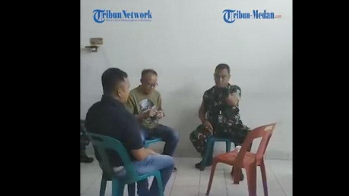 Reaksi Santai Kasat Reskrim Polrestabes Medan Kompol Teuku Fathir Mustafa (kiri) Meski Dicecar Mayor Dedi Hasibuan (kanan). Menkopolhukam Mahfud MD Buka Suara.