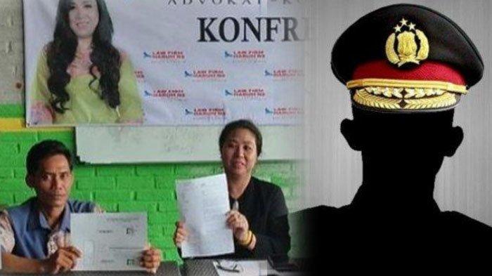 Wahidin, tukang bubur yang mengaku dtipu AKP SW hingga RP 310 juta dan harus gadaikan rumahnya.
