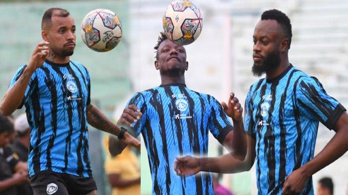 Tiga pemain asing Arema FC, Gustavo Almeida, Charles Lokolingoy dan Ichaka Diarra belum terlihat penampilannya bersama tim SIngo Edan