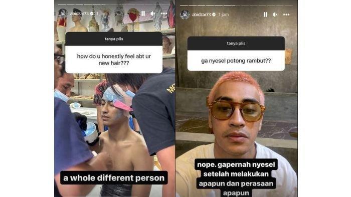 Abidzar merasa jadi orang beda usai punya rambut baru