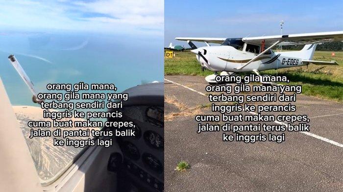 Abigail, cewek viral nyetir pesawat sendiri ke Prancis