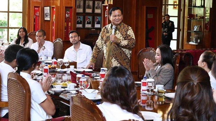 Acara makan bersama Prabowo Subianto