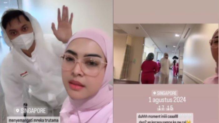 Aisyahrani bersama videografer persalinan Syahrini